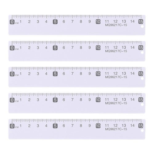 Règles alu pouces - 5, (15cm)