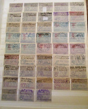 LOT DE TIMBRES FISCAUX EFFETS DE COMMERCE ♦️ COTE 180 EUROS ♦️