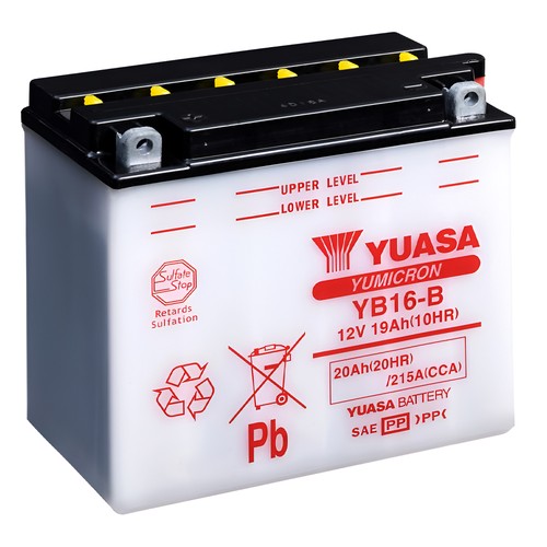 Batterie moto yb16 20ah - batterie, yb16-b