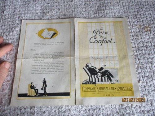 Ancien catalogue radiateur - ancien,