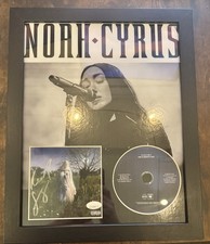 NOAH CYRUS SIGNED THE HARDEST PART BOOKLET 11X14 FRAMED JSA COA