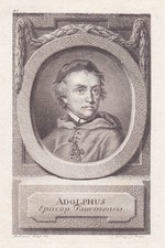 Adolf Groll Biskup Bischof Györ Rab Évêque Judaica Bohême Portrait 1772