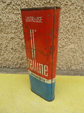 Antique RELLINE Advertising Box, Vintage Garage Decor Automotive Chandelier