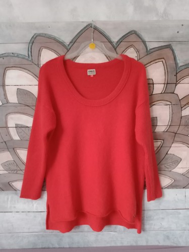 Pull laine femme only - only,, rouge