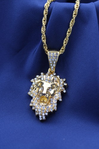 Collier lion couleur - , homme
