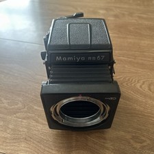 Mamiya RB67 ProSD Camera Body + WLF + 120 Film Back (Very Good Condition - READ)