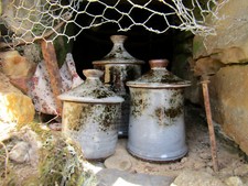 céramique artisanale 3 pots