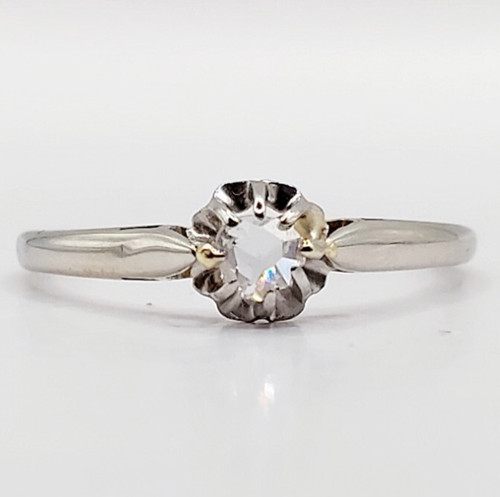 Bague solitaire art - , deco
