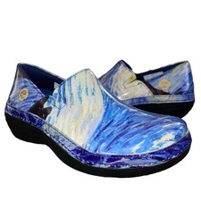 Timberland PRO Clog 6.5M Renova Blue Slip Resistant Comfort Shoes Slip On Swirl