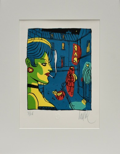 Loustal lithographie sous - loustal,