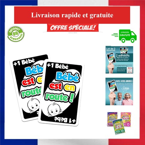 Carte annonce grossesse 2 - carte,