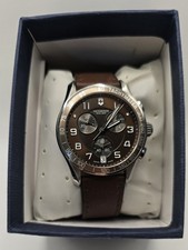 Victorinox Swiss Army Chrono Classic Men's Watch Swiss Made Sapphire Steel Brown