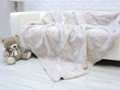 Véritable couverture peau - véritable,