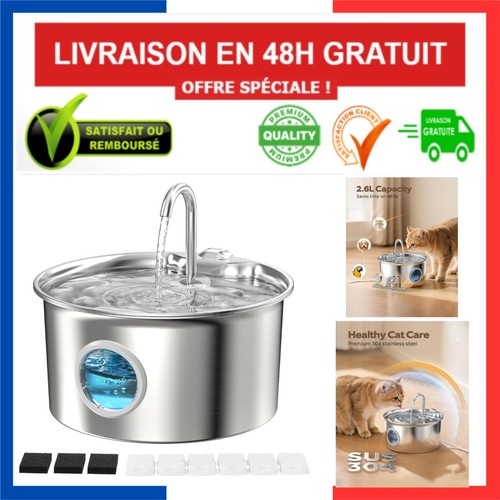 Fontaine eau pour chat - chat, en