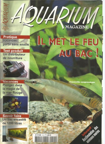 Aquarium magazine 214 - aquarium, n°214