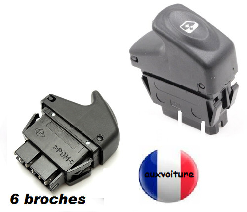 Bouton leve vitre renault