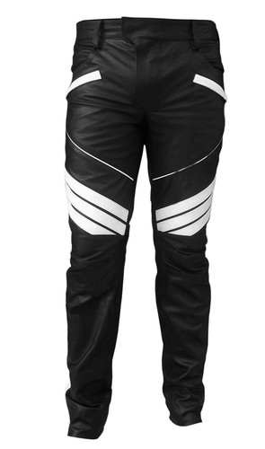 Pantalon moto motard cuir - motard, en