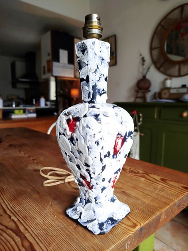 Ancien pied lampe - ancien,