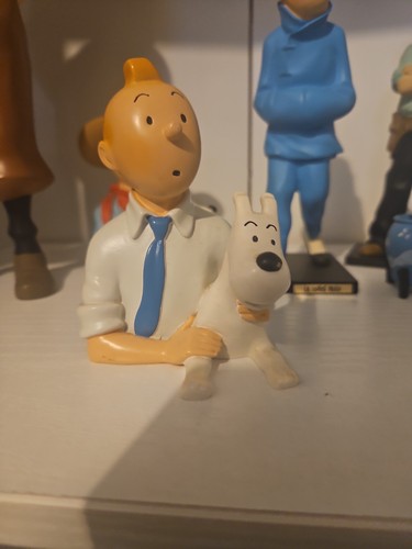 Figurine tintin kuifje snowy - figurine,