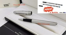 ⭐Montblanc* Meisterstuck 163 Stainless Steel Pen # "Rollerball"