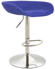Tabouret de bar Anaheim en feutrine avec Pied Tulipe en Métal