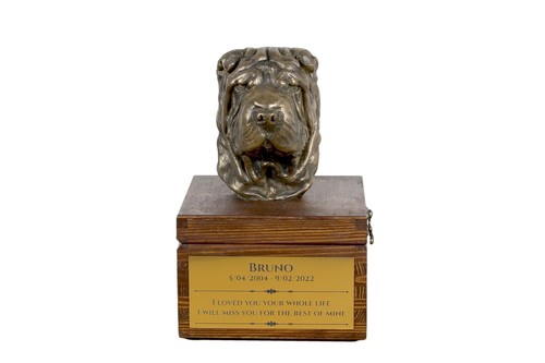 Urne art chien shar pei - art,