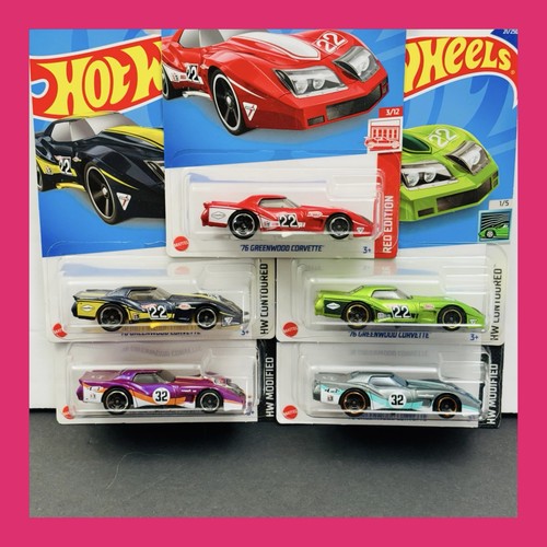 Hot wheels greenwood corvettes - hot,