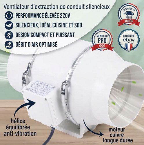 Extracteur air mural - extracteur,