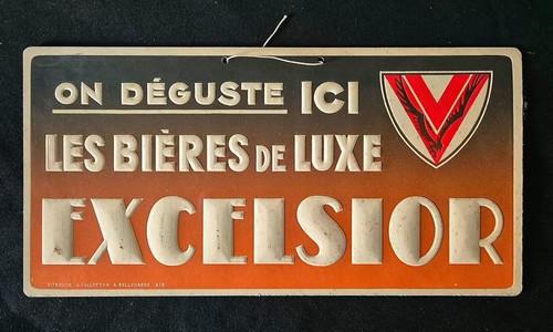 Rare carton publicitaire