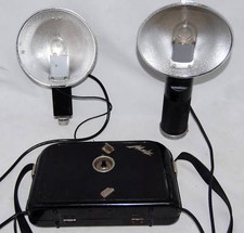 Rare Vintage Metz Mecatwin Meca Blitz 45 with Battery Pack