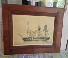 Grand Cadre ancien en Chêne