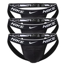Nike Homme Jockstrap, 3er Paquet - Jocks , Tanga Slip , Coton Extensible