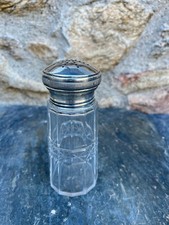 Sucrier Argent Massif et Verre
