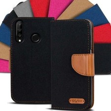 Housse Portable Coque Étui à Clapet Sac Rabattable Livre Téléphone