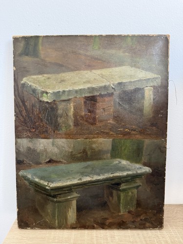 Tableau ancien huile sur - tableau, toile