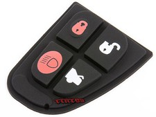 CLE TOUCHES TELECOMMANDE 4 BOUTON CAOUTCHOUC POUR JAGUAR XJ8 S X TYPE XJR XJ