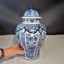 🔅 Vase Potiche Faïence ROYAL SPHINX Petrus Regout DELFT