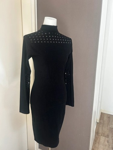 Robe vintage noire - robe,