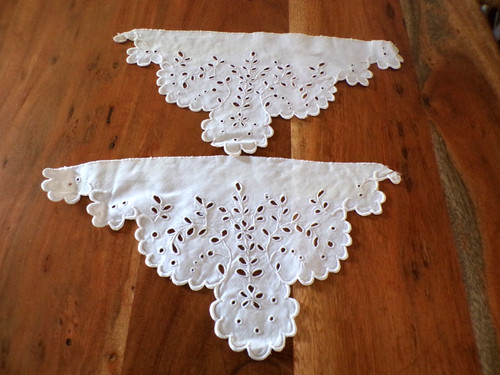 Linge ancien triangles de - 2,