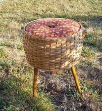 Table Panier Couture Osier