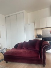 divan 2 places en velours