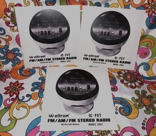 Lot of 3 WELTRON IC-FET FM/AM