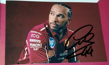 LEWIS HAMILTON AUTOGRAPH FOTO