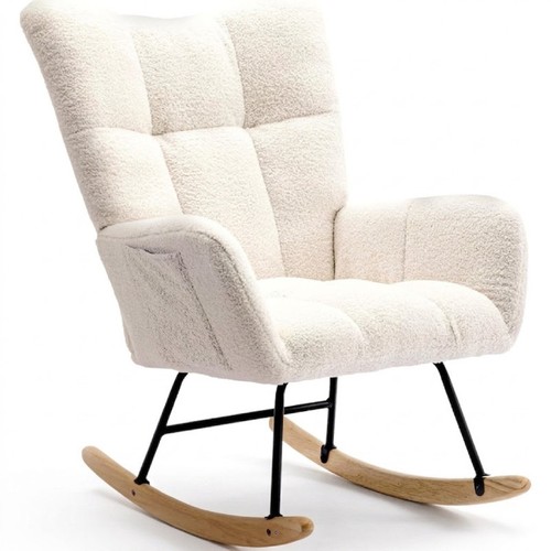 Fauteuil bascule avec pieds - fauteuil,