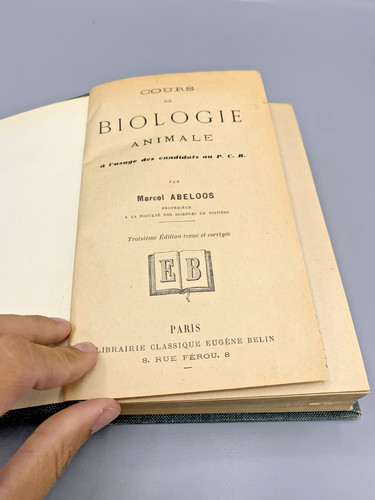 Livre cours biologie - cours, de