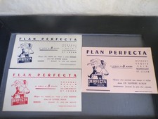 Flan PERFECTA advertising blotters