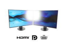 2X EIZO FlexScan EV2456 24''