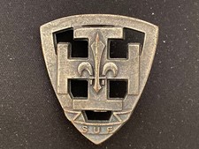 Scouting: Scout insignia of the Unitaires Scouts of France - 70s