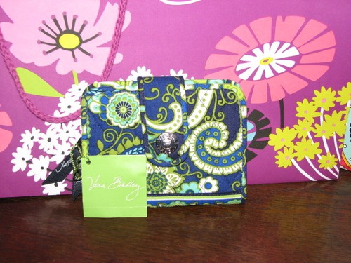 Nwt vera bradley rhythm - bradley, blues