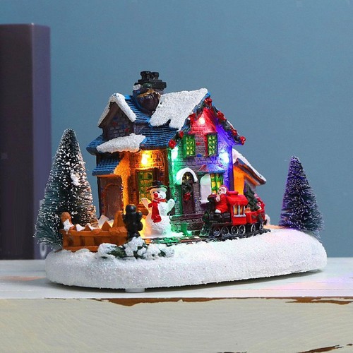 Maison noël village led - village,